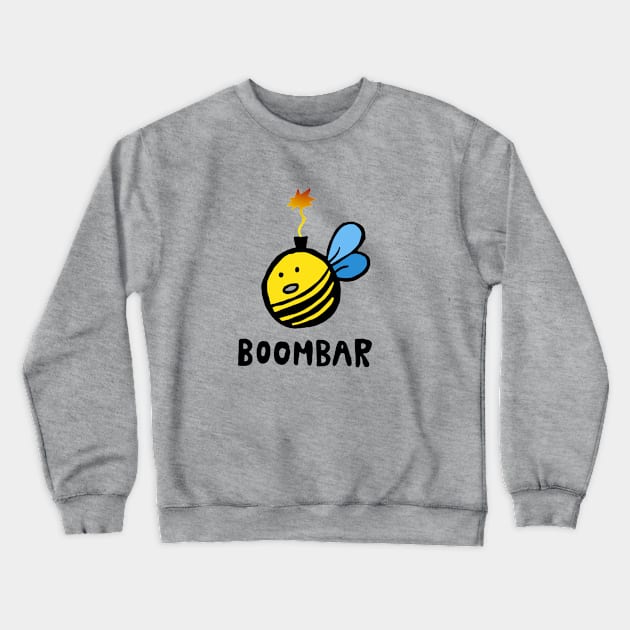 Boombar (bumblebee bomb) Crewneck Sweatshirt by johnsjoyworld